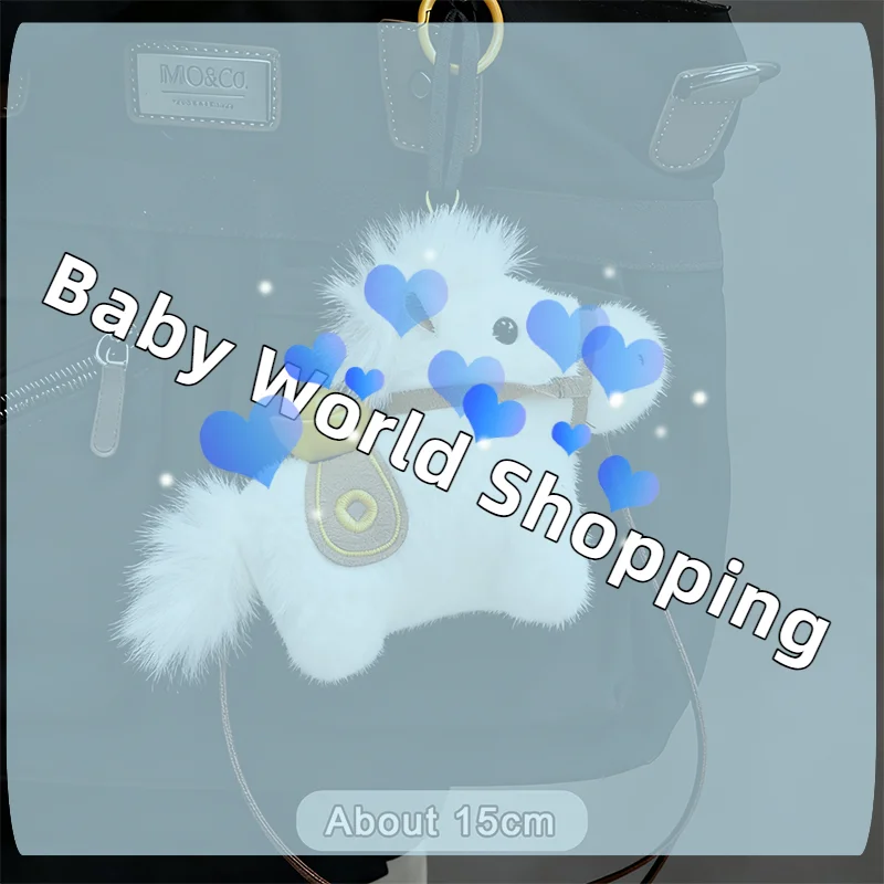 Portachiavi Peluche Pony dello Zodiaco 2026, Simpatico Cartone Animato, Mascotte Cavallo, Ciondolo per Borsa, Decorazione per Zaino, Regali di Capodanno