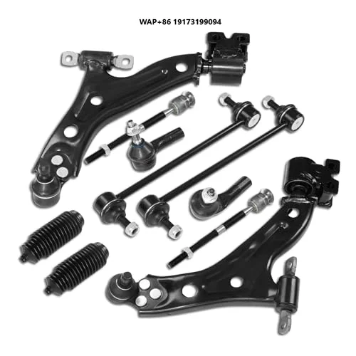 

10pcs Front Lower Control Arm with Ball Joints Sway Bar Links Tie Rod Ends and Boots for-Chevrolet Spark 2016-2022 FWD