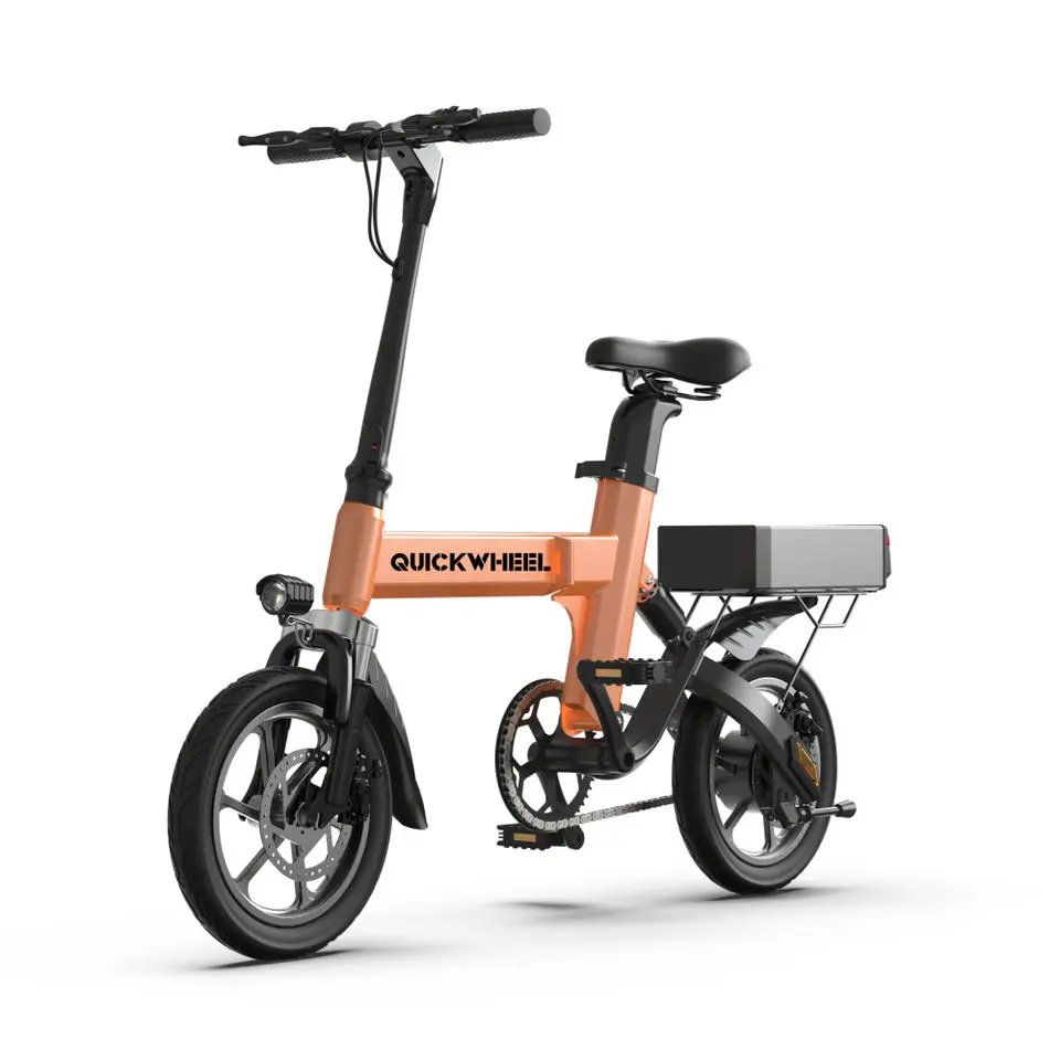 Quickwheel C3 Electric Bicycle 350W 30Ah New Folding Small Powered Ultra Light Lithium Mobility Scooter Elderly