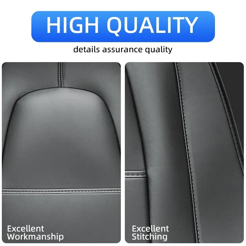 For Tesla Model 3 Model Y Seat Back Kick Protector Backseat Kick Mats for Kids Extra Organizer Pocket