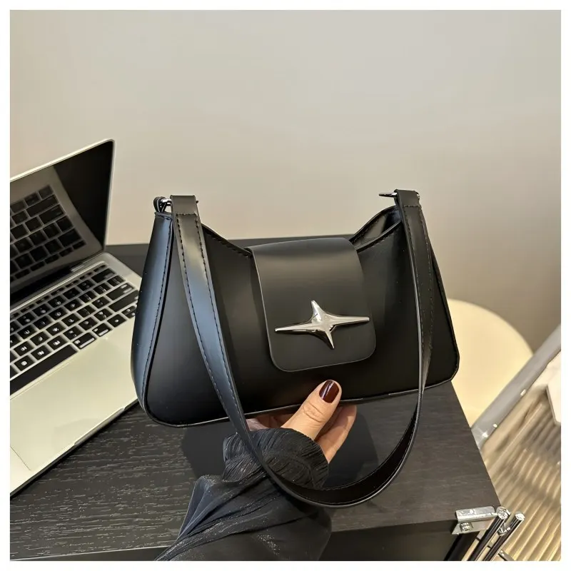 

Shoulder Bags Small Purse for Women Classic PU Leather Shoulder Bag Ladies Underarm Handbag Fashionable Crossbody Bag