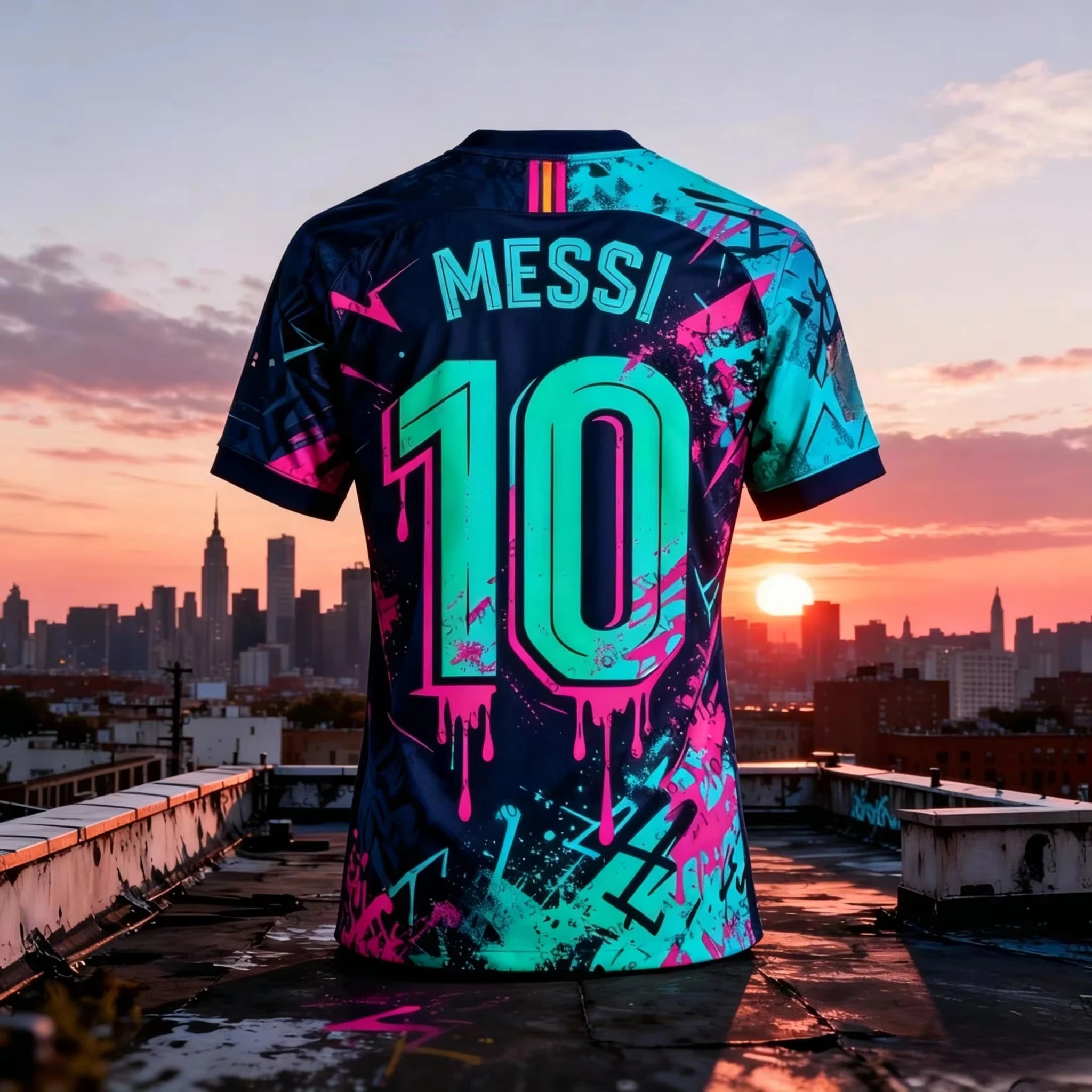 2026 GEDENK-3D-SPORTMODE-T-SHIRT MESSI-TRIKOT, FAN-TRAININGSTRIKOT, LÄSSIG UND KOMFORTABEL