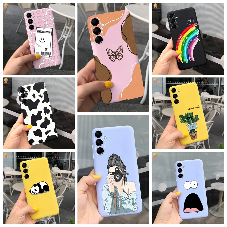 For Samsung A14 M14 A M 14 5G Case Cute Cat Soft Silicone Back Cover For Samsung Galaxy A14 M14 5G A146B M146B Phone Case Funda