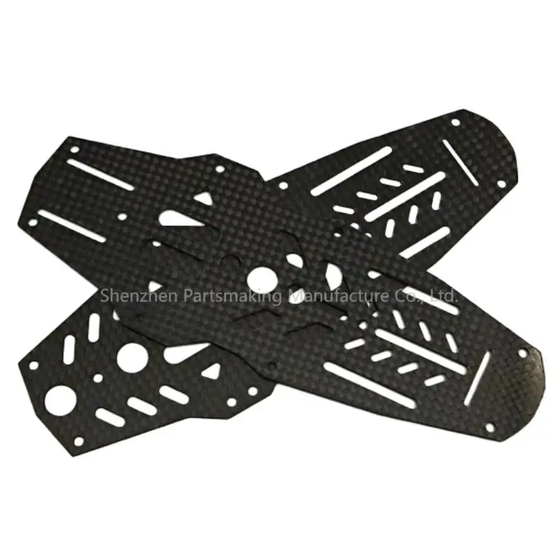Изготовленная на заказ пластина ходовой части из углеродного волокна — противоскользящая и прочная