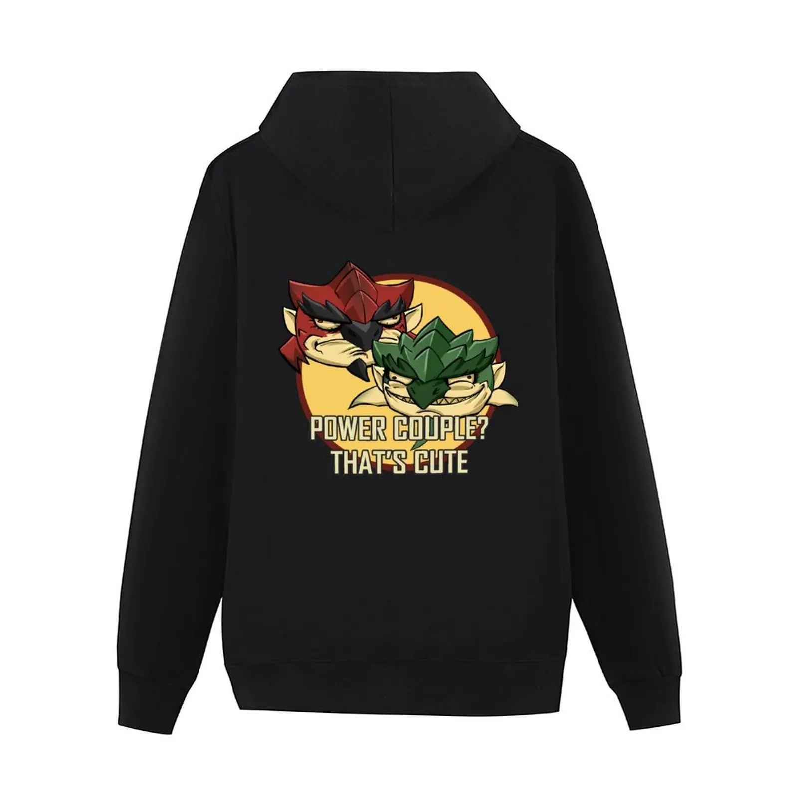Me Gusta Rathalos and Rathian - Power Couple Hoodie ملابس أنيمي ملابس رجالية قميص رجالي ملابس رجالية بقلنسوة كبيرة الحجم