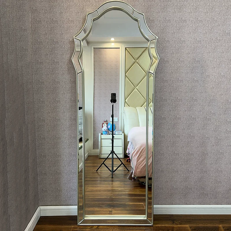 Aesthetic Standing Decorative Mirrors Girls Modern Items Living Room Mirror Luxury Long Floor Portable Spiegels Home Products