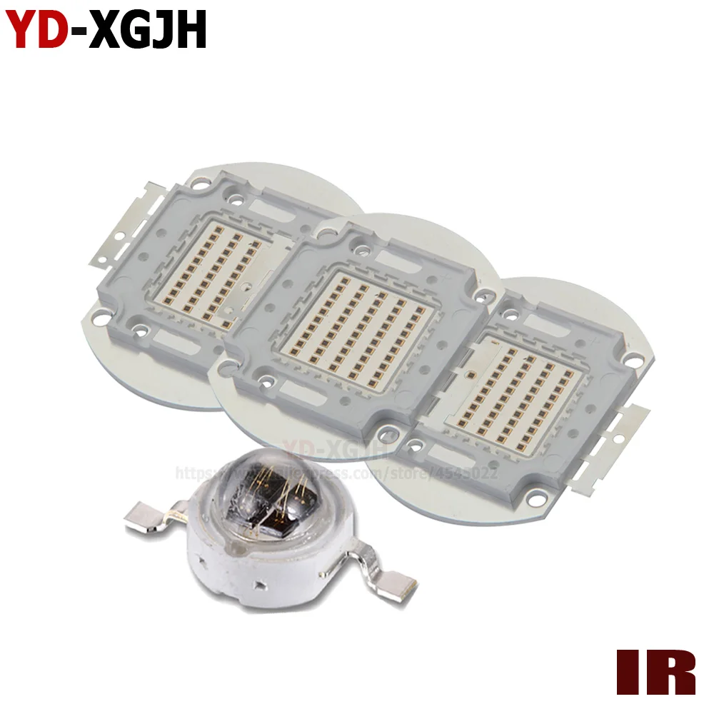 High Power LED Chip 730nm Far Red 3W 5W 10W 20W 30W 50W 100W 3-3.4VEmitter Lamp Light Bead COB  3 5 10 20 30 50 100 W Watt 730Nm