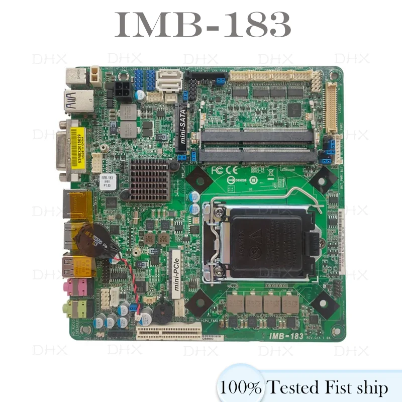 For Asrock IMB-183 Motherboard 16GB HDMI DVI VGA LVDS LGA 1150 DDR3 Mini-ITX H81 Mainboard 100% Tested Fully Work be shipp quick