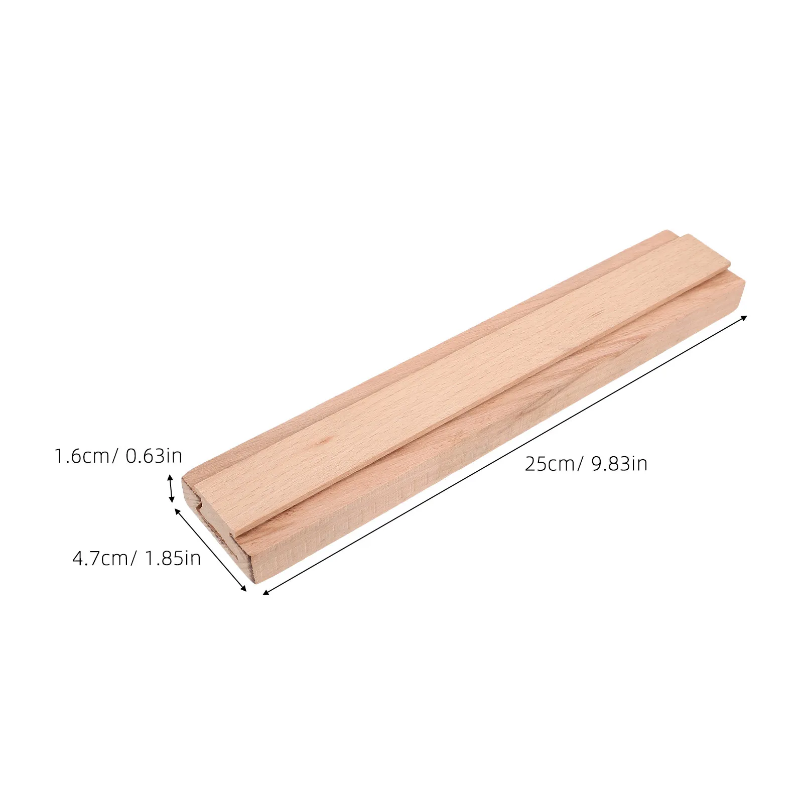 2Pcs Solid Wood Drawer Slides Traditional Center Mount Replacement Rail Smooth Silent Operation for Dressers Kitchen Cabinets