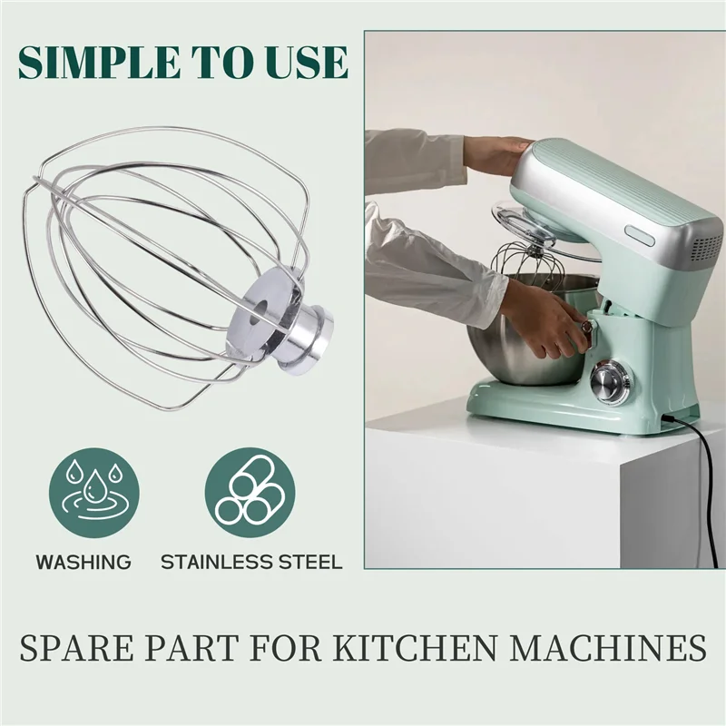 AF93-خفاقة من الفولاذ المقاوم للصدأ 5K452WW لآلة المطبخ كيتشن ايد 5KSM90-5KSM185