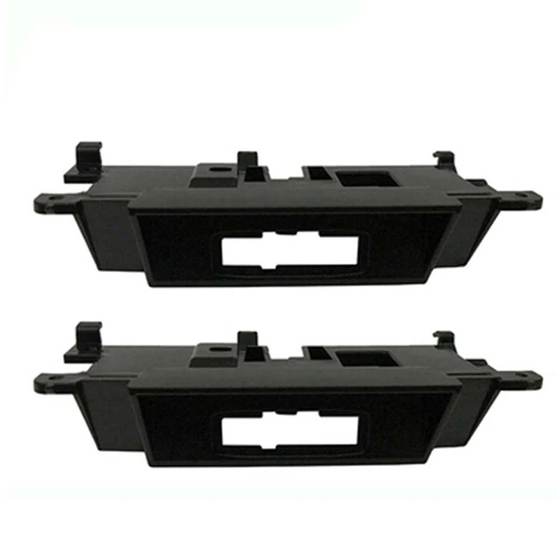 2 PCS Black Rear Trunk Switch Bezel Bracket Key Plate Garnish Frame For Nissan X-Trail 2008-2013