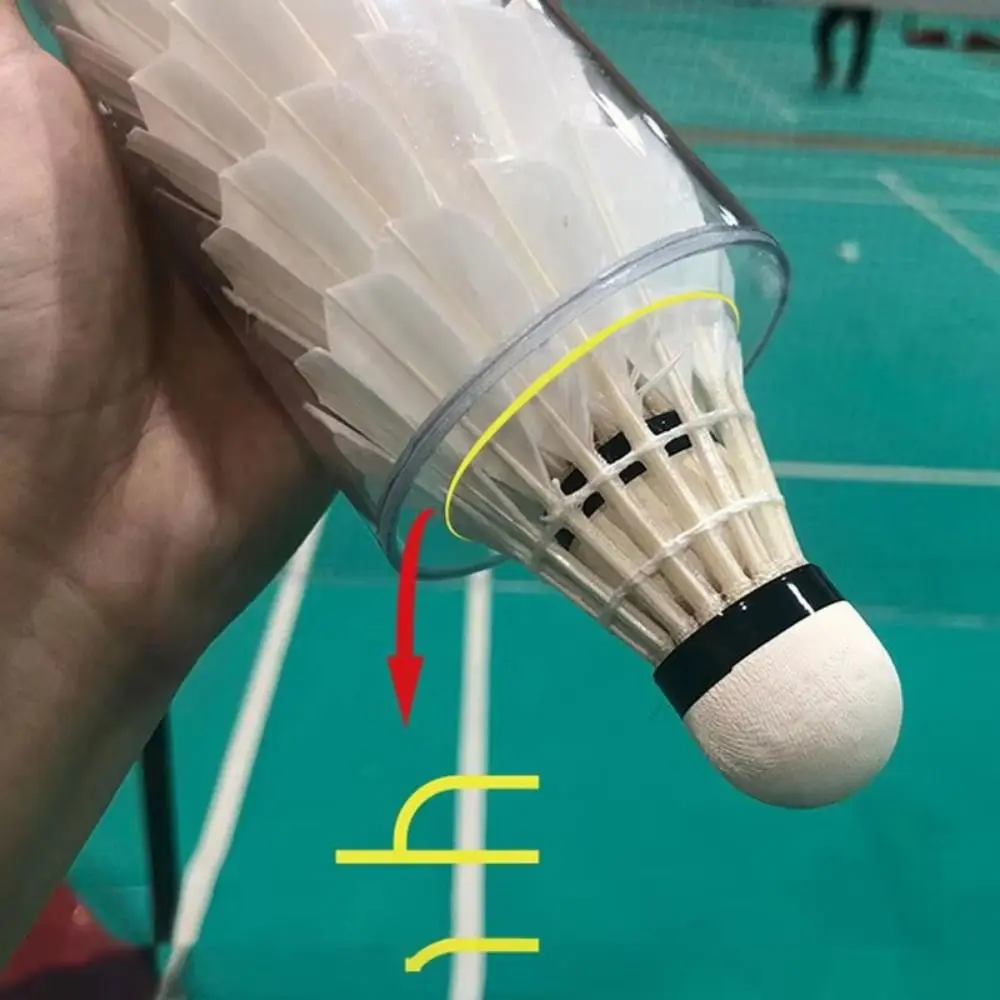 Tabung Magnetik Penyimpanan Shuttlecock Bulu Tangkis, Tempat Bola Bulu Tangkis Untuk Dalam & Luar Ruangan, Gym Bulu Tangkis