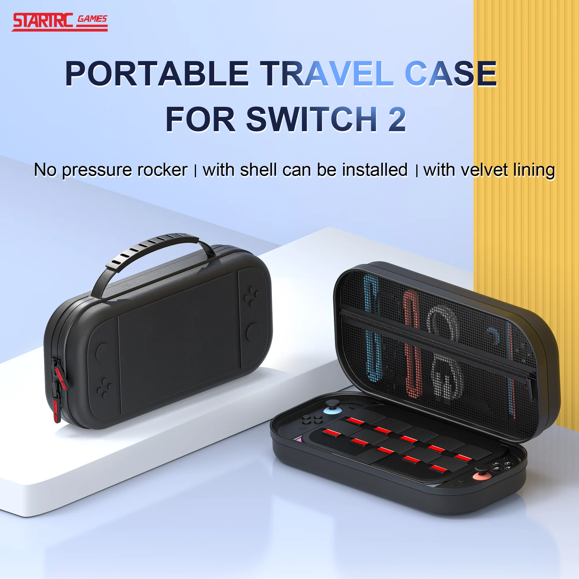 

Портативный дорожный чехол для Switch 2, сумка для хранения, сумка из искусственной кожи, чехол для хранения Joycon, белый/черный, аксессуары для NS Switch 2,