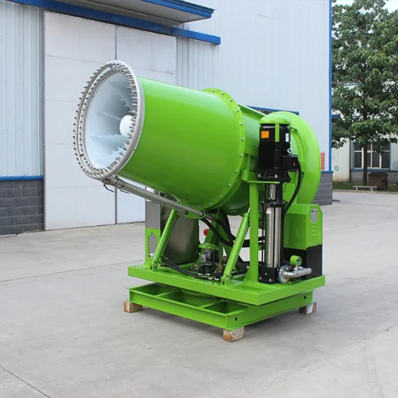 80M  Environmental  Dust  Control  Water  Mist  Sprayer  Stainless Steel Tractor Mounted Fog Cannon For Construction Mine Quarry