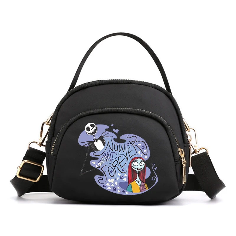 New Disney The Nightmare Before Christmas Crossbody Bags for Women Kawaii Cartoon Printed Bag Y2K Women Handbags Shoulder Bag