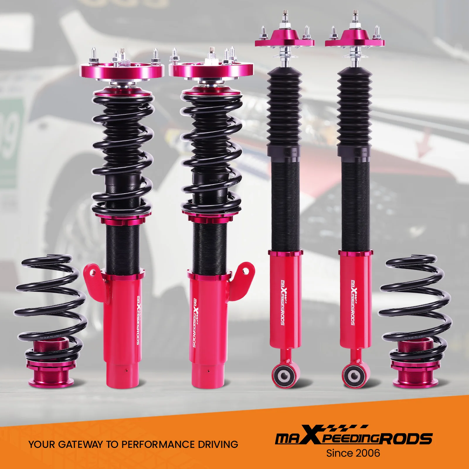 Coilovers Kit suspensi untuk BMW 3 2 pintu Convertible (E46) 330ci 325ci 323ci 320cd 330cd untuk BMW 3 Touring 5 pintu wagon/estate