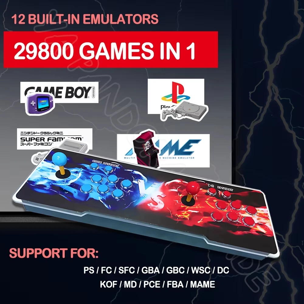 29800 ใน 1 คอนโซลอาเขต 3D Retr - Retro Gaming Store บทวิจารณ์และราคา