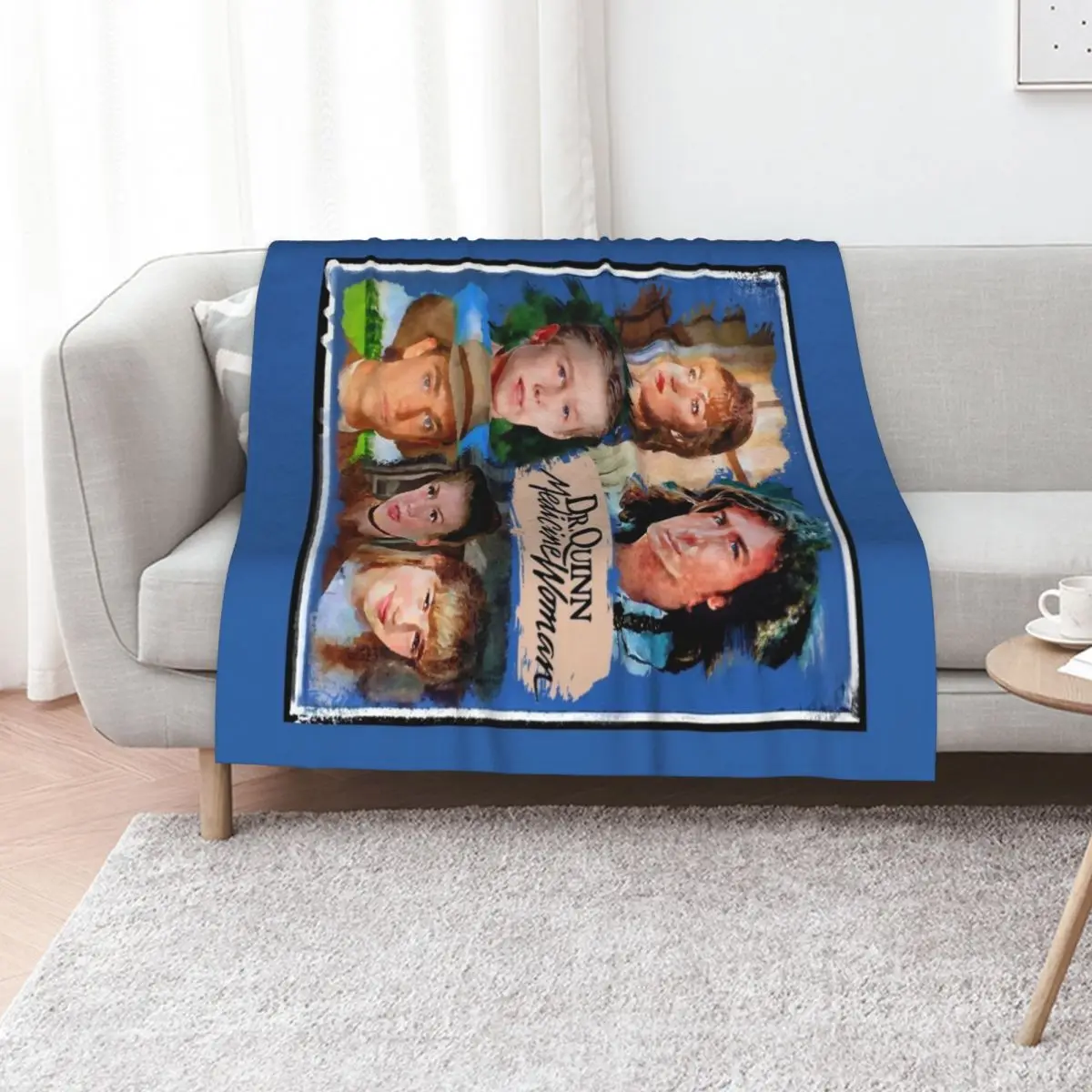 Dr Quinn Medicine Woman Family Throw Blanket Shaggy Blankets For Bed Thins Heavy christmas gifts For Decorative Sofa Blankets