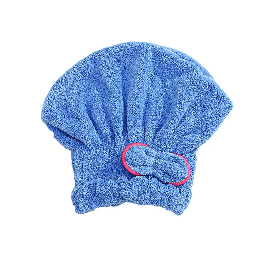 Arco secador de cabelo boné microfibra bonito touca de chuveiro pacote secador de cabelo absorvente cabelo k7s2
