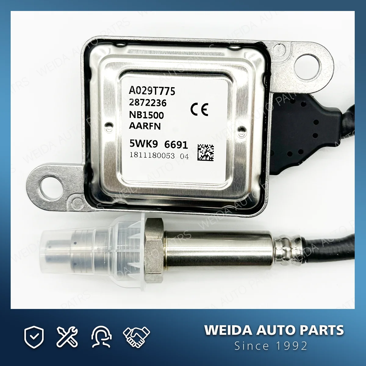 

5WK9 6691A NOX Sensor Nitrogen Oxide Sensor A029T775 2872236 904-6017 fits ISB 6.7L Cummins