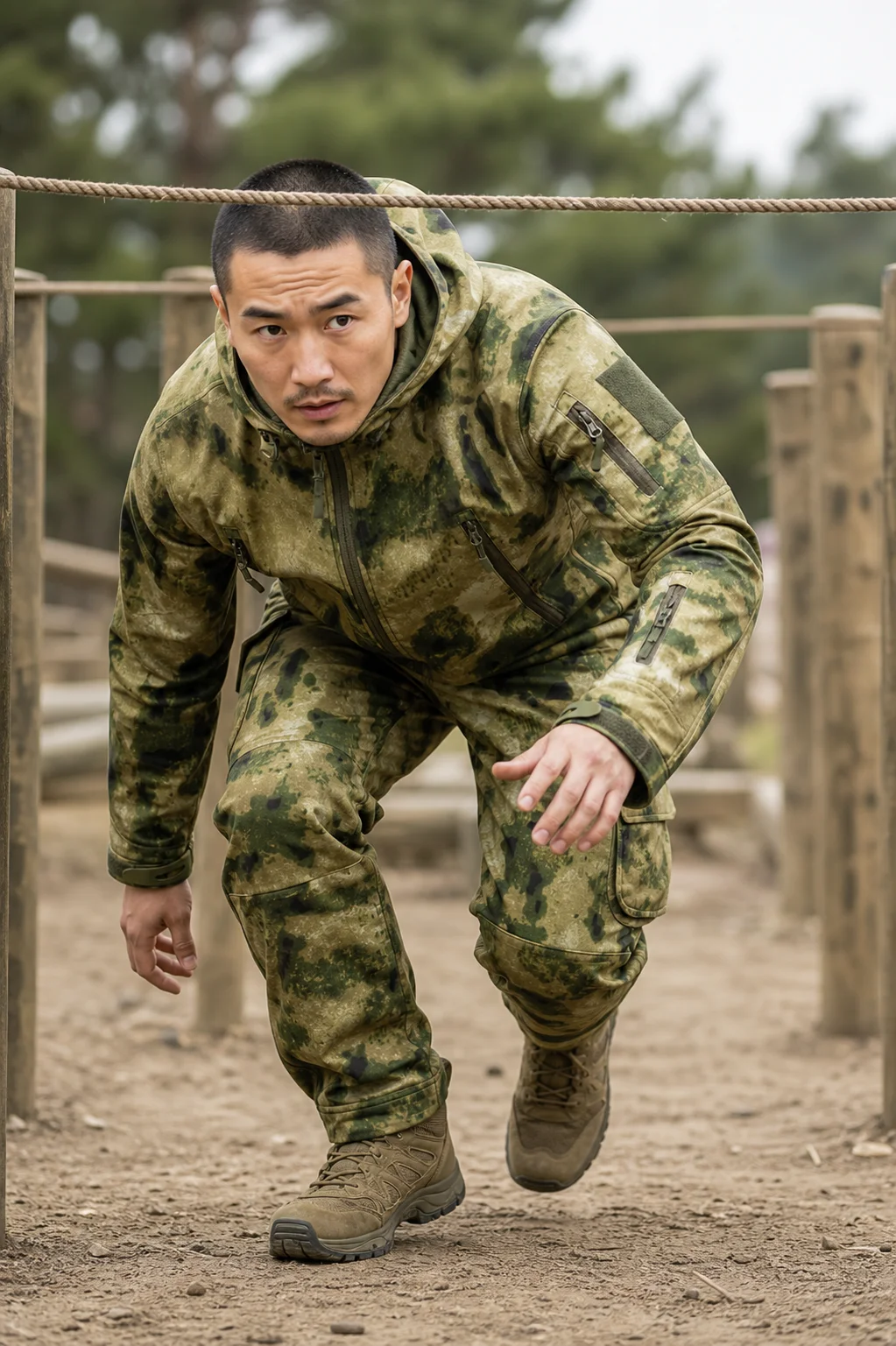 Tactical Men's WinterTracksuit Fleece Parkas Cargo Jackets Windbreak Hiking Camping Pants Climbing Sharkskin Casual Hood Coats
