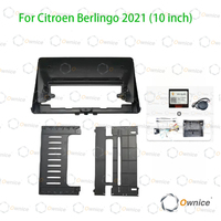 Ownice 10 Inch Adapter Canbus Box Android Dash Fitting Panel Kit Car Radio DVD Player Fascias Frame for Citroen Berlingo 2021