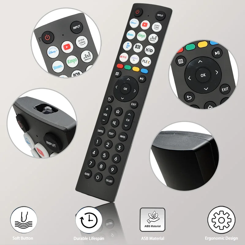 استبدال جهاز التحكم عن بعد للتلفزيون الذكي مع بريميفيديو ، أزرار نيتفليكس ، EN2B36H ، 32A4H ، 43A4H ، 40A4H ، EN2B36H #2