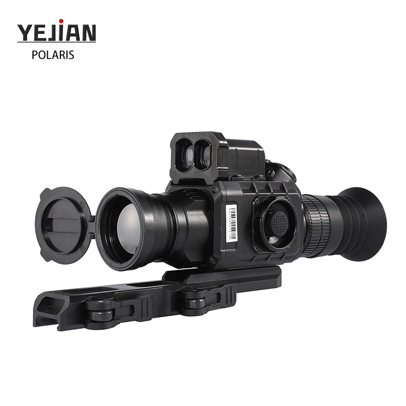 Polaris Series Sniper Thermal Scope Sight  High-strength Impact Proof Clip-On Tactical Hunting Laser Rangefinder Thermal Imaging