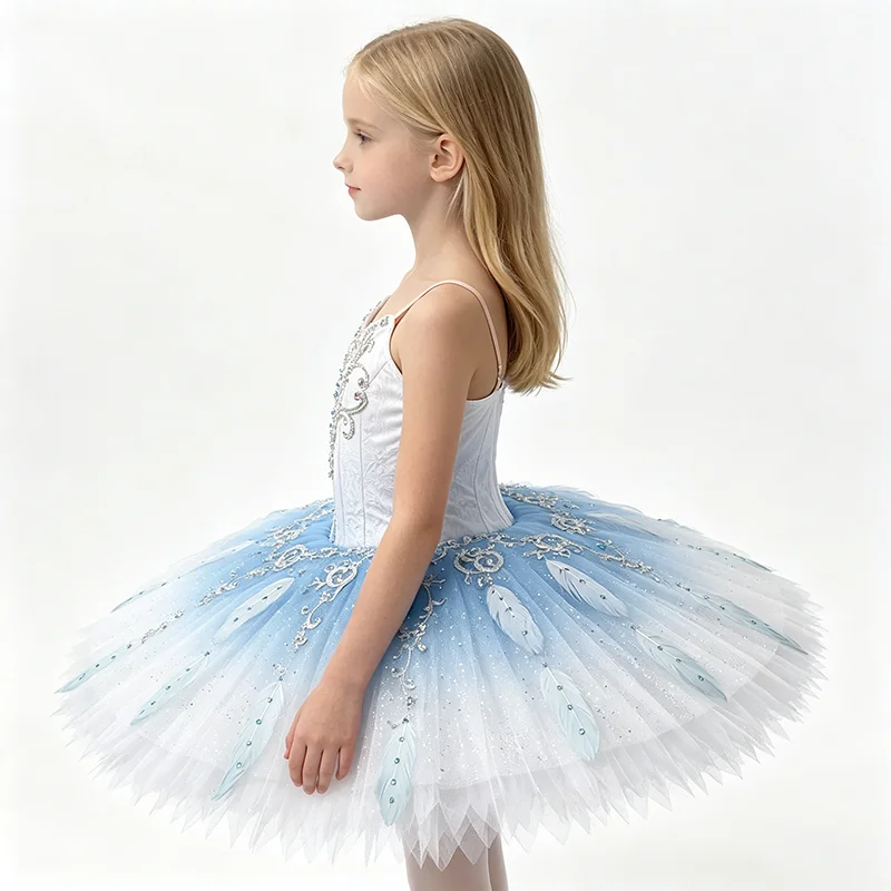 high quality hot selling Unique Design 9 or 12 layers Kid Girls Children Women Adult Performance Wear Navy Ballet Tutu Costumes