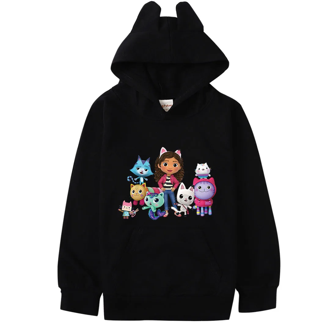 Gabby Style Hoodie kids cartoon jumper Toddler Girls Gaby Chat Clothes Baby Boys Long Sleeve Sweatshirts Children\'s Clothing