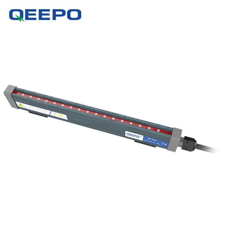 LOW price QEEPO static charge ionizing eliminator bar for industry electrostatic control