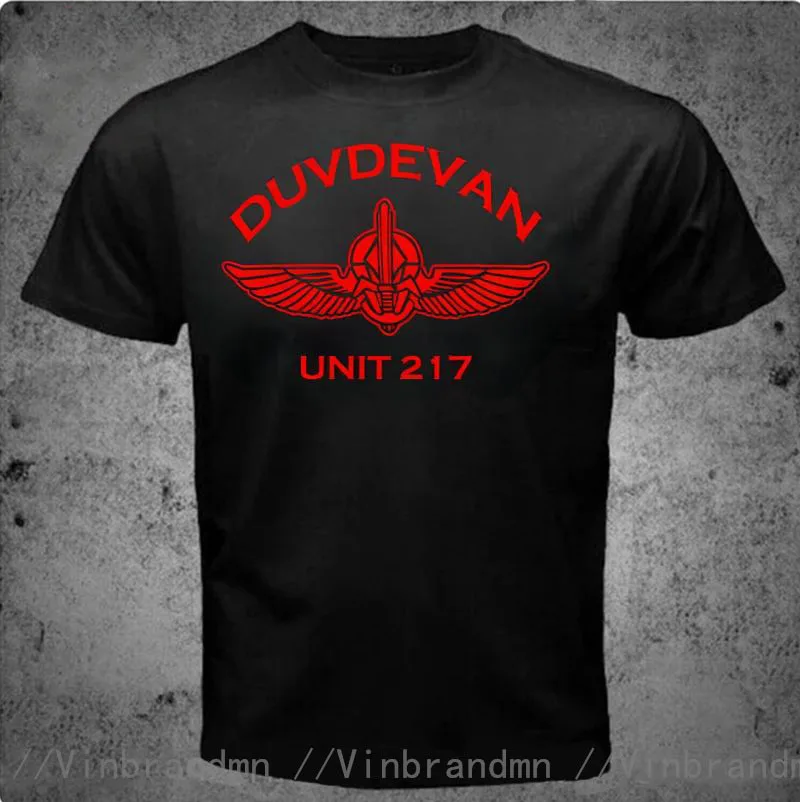 New Israel IDF Special Forces DUVEVAN UNIT 217 T Shirt Man Israeli Defense Force Units 669 Yamam Shaldag Egoz Maglan Men T-shirt