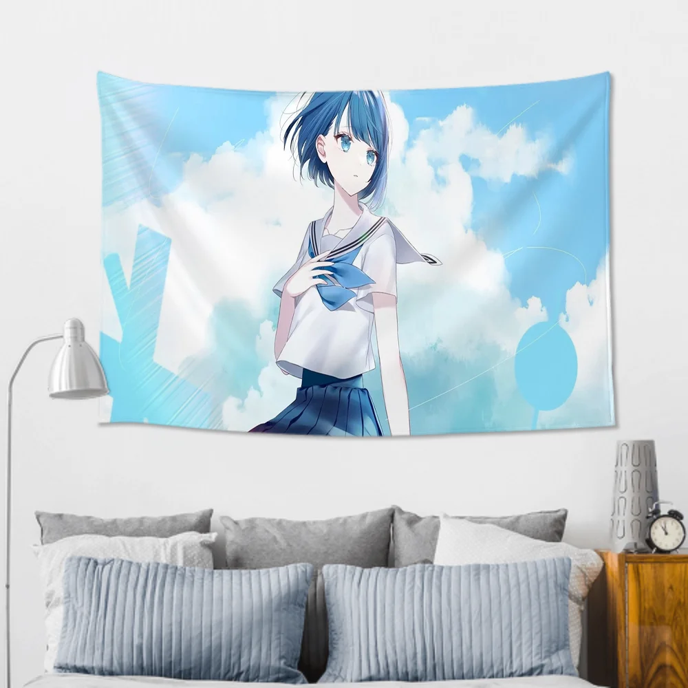 Kiritani Haruka لعبة الرسوم المتحركة مشروع Sekai نسيج غرفة ديكور قماش صوفي حفلة معلقة خلفية غرفة ديكور غرفة الطفل