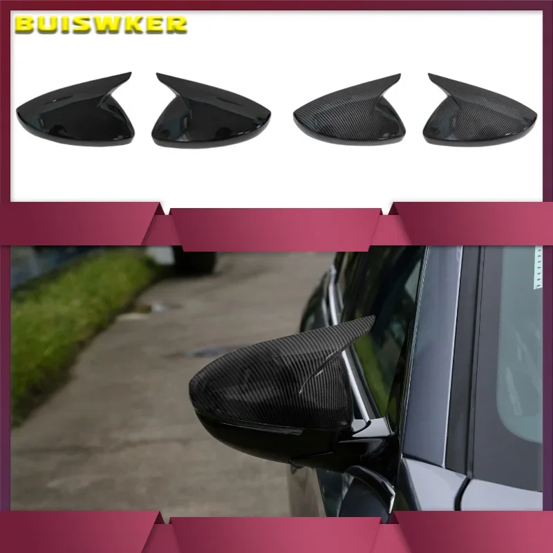 2 Stück Spiegelabdeckungen links rechts Rückspiegelabdeckungskappe für Peugeot 208 2020-2023 Peugeot 308 2014-2020 508 2008