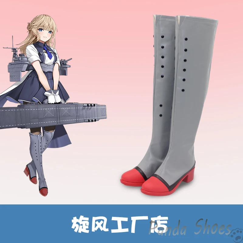 Kantai Collection Game Kancolle Ranger Cosplay Shoes Anime Game Cos Comic Cosplay Costume Prop Shoes for Con Halloween Party