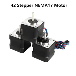 42 Stepper NEMA17 Motor Extruder Motor 3D Drucker X-achse Y-achse 1,8 Grad 1,5 A 2 Phase 4 Drähte Motor Für Prusa i3 MK2 MK3 MK3S