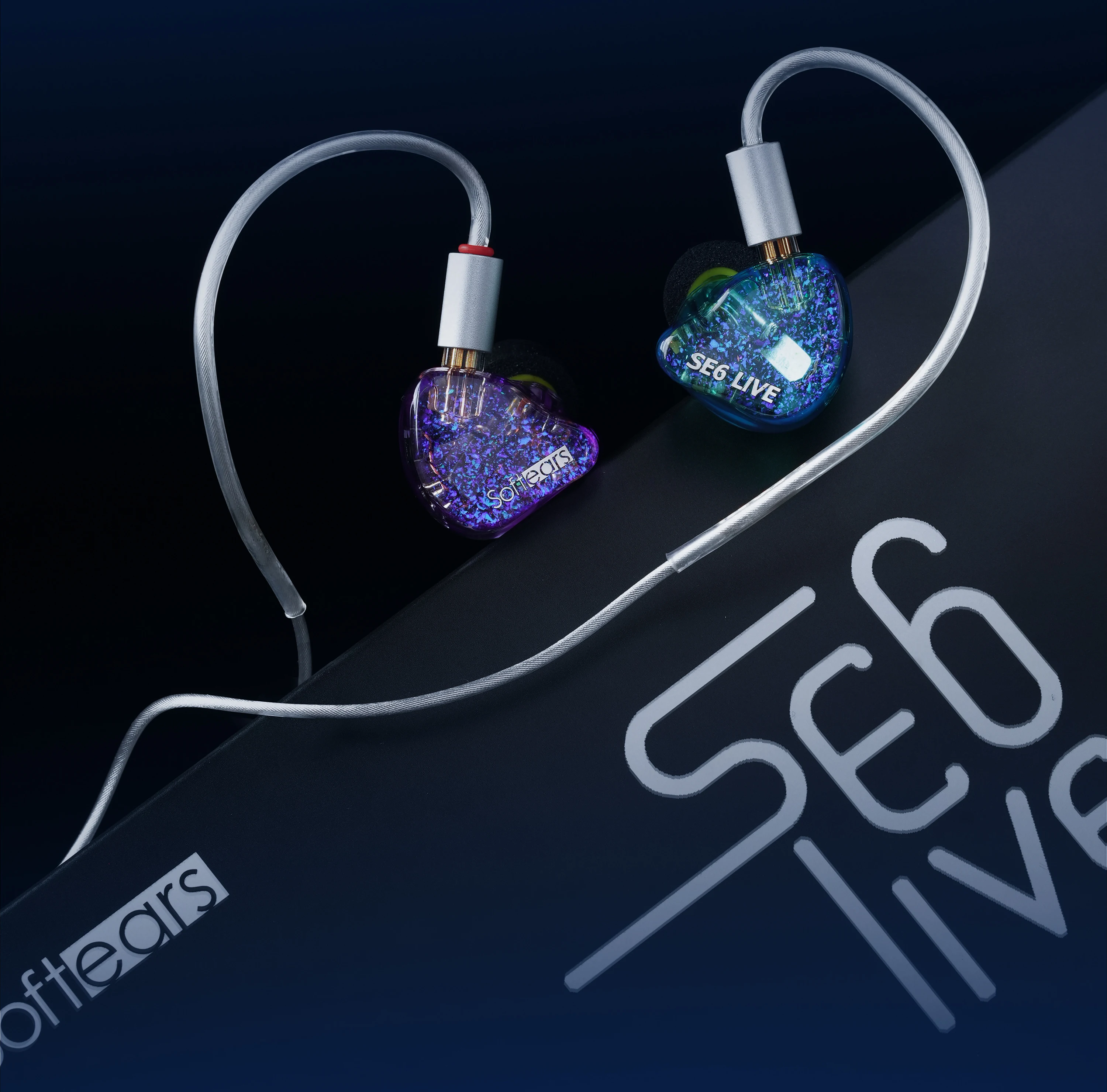 

SoftEars SE6 LIVE 6BA In-Ear Monitor Hybrid Driver Wired Earphones with 3.5mm Switchable cable