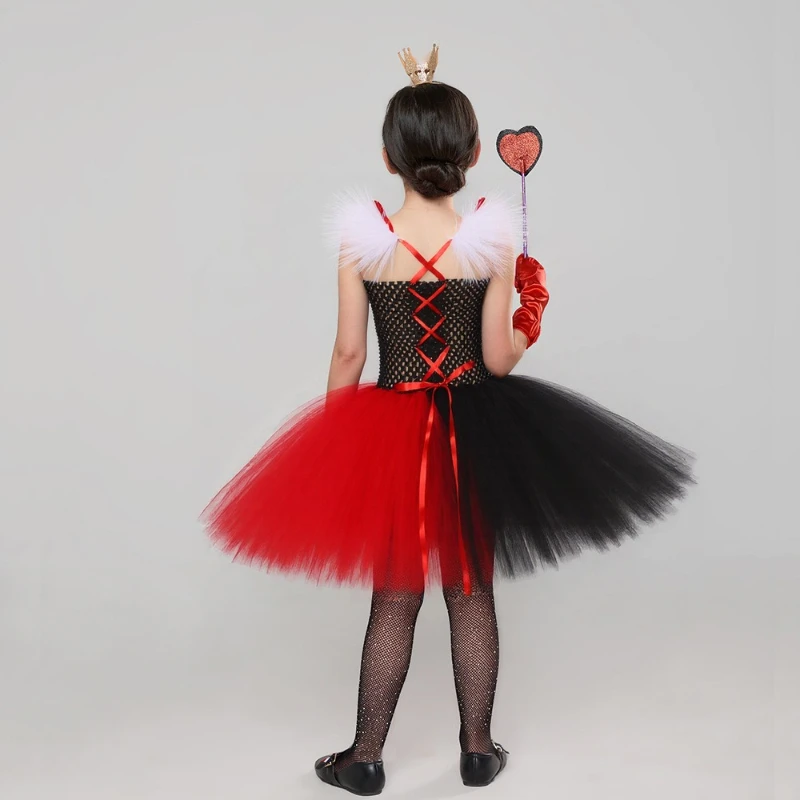 New Arrival Children's Halloween Tulle Princess Dress Alice in Wonderland Cosplay Costume Girls' Stage Party Role-Play Dress