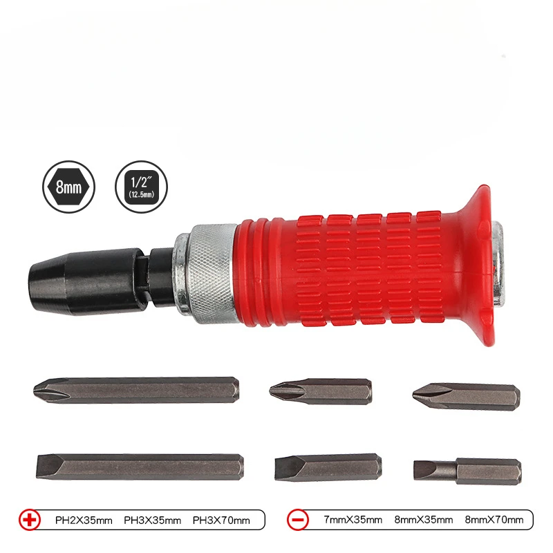 1/2 inch Impact Screwdriver Set Impact Screwdriver Professional Screwdriver Tool Engine Impact Manual Kits Home Repairing Tool