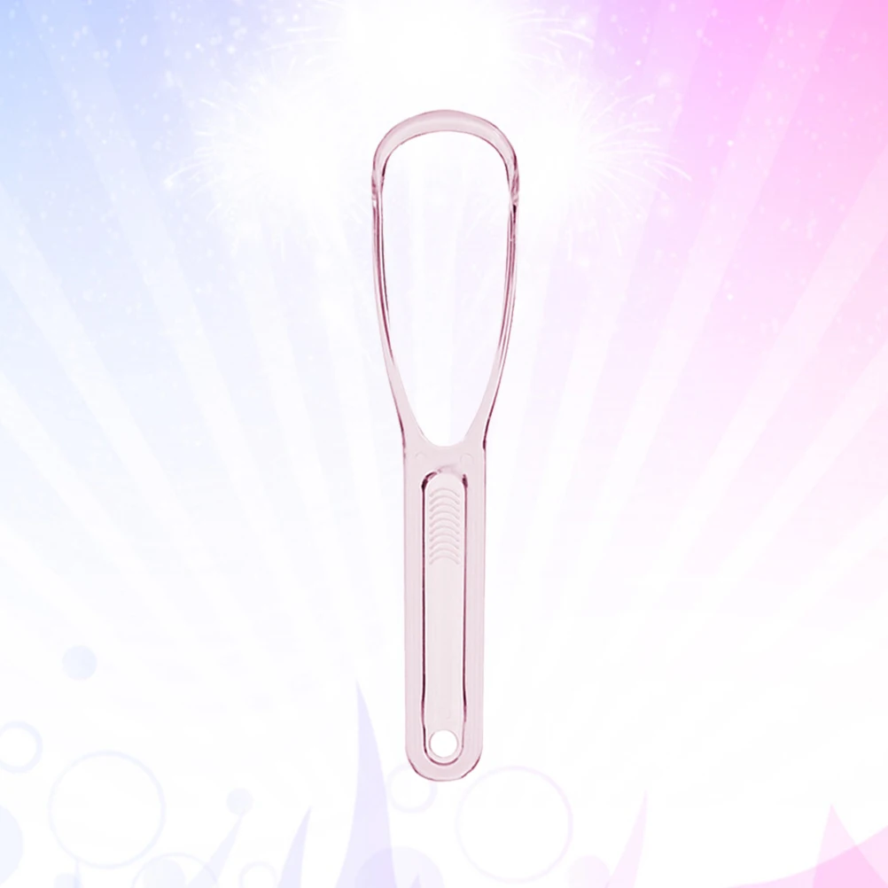 1pcs Scraper Food Grade Ergonomic Handle For Bad Breath Removal Oral Scraper Oral Care Cleaner Tool