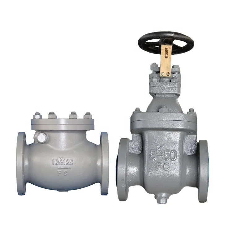 CCS Japanese Standard JIS F7364 10K Cast Steel Marine Non-rising Stem Gate Valves