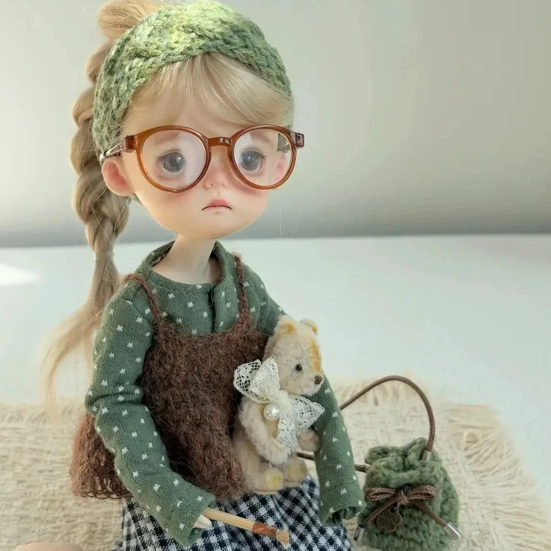 

New sd doll 1/6 xiao p sd Cute Girl Resin BJD doll Xinben toy model humanoid birthday gift diy Spot makeup