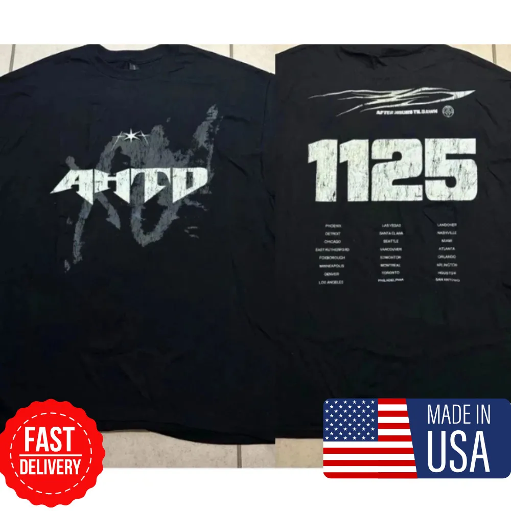 NEW!!! The Weeknd After Hours Til Dawn Tour Merch T-Shirt All Size S-5XL REPRINT