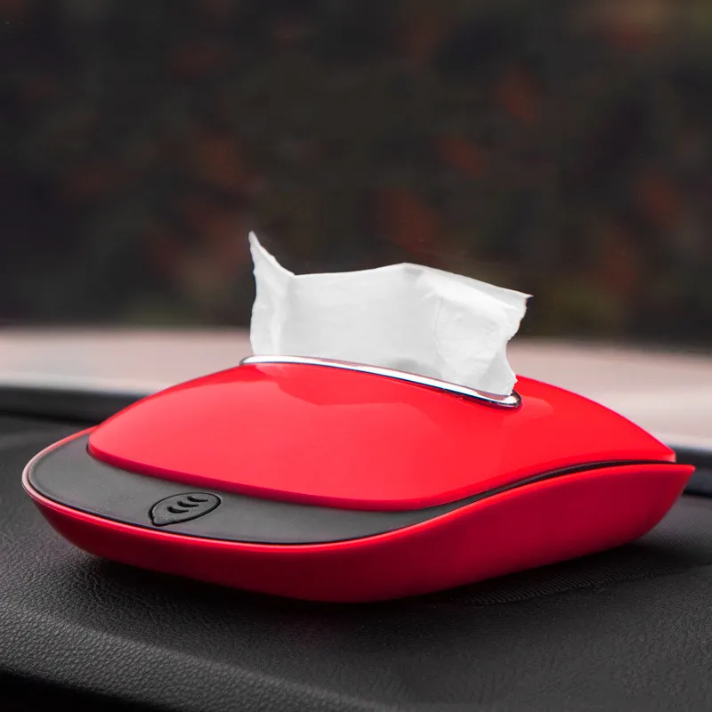 

Household Car Tissue Box Functional Aromatherapy Sun Visor Tissue Box Accessories Holder Paper Napkin Clip Tissue Paper Box