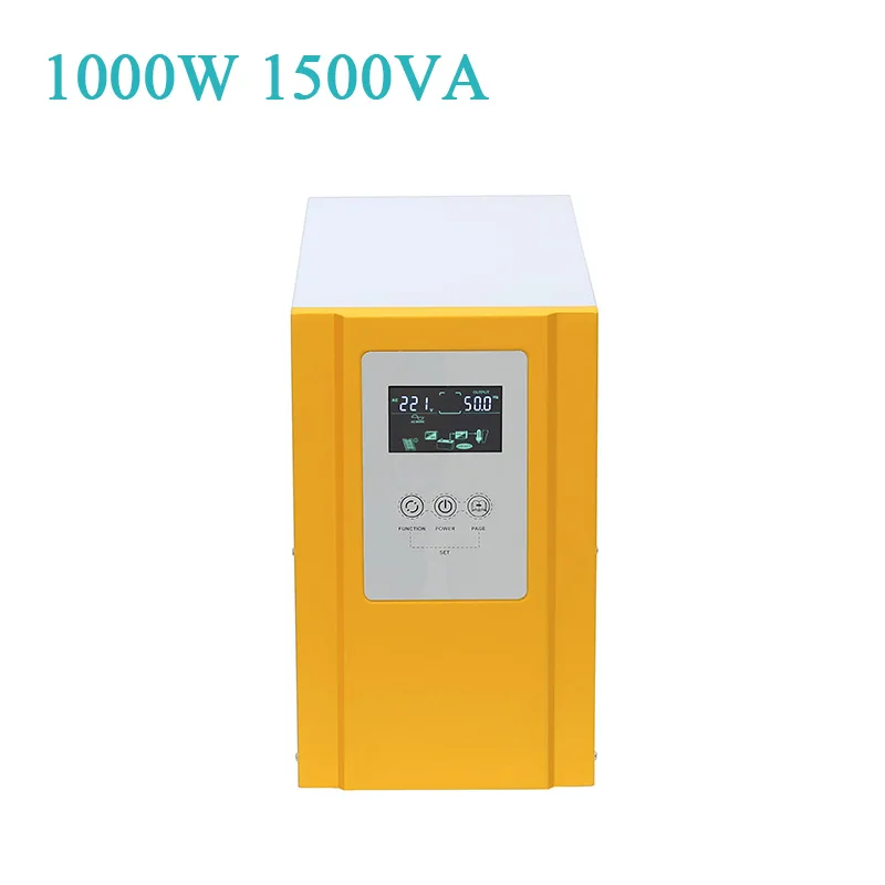 UPS Inverter Charger 1000W Pure Sine Wave Converter DC 12V 24V to AC 220V Uninterruptible Power System Battery Charging Inversor