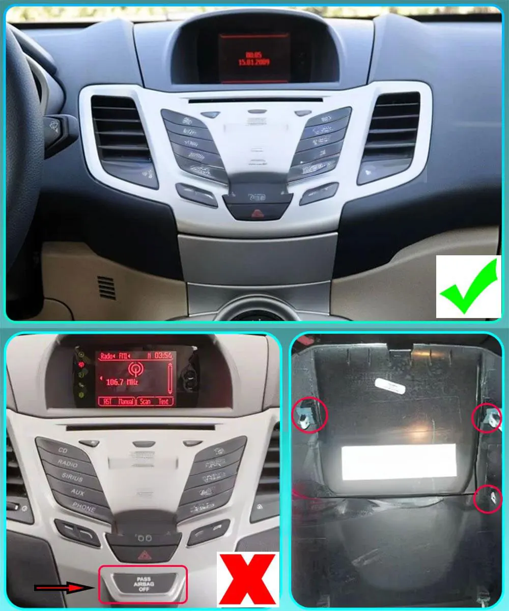 Android 16 Car Radio Carplay For Ford Fiesta Mk 6 2008-2019 Android Multimedia Video Player touch screen Auto stereo Navigation
