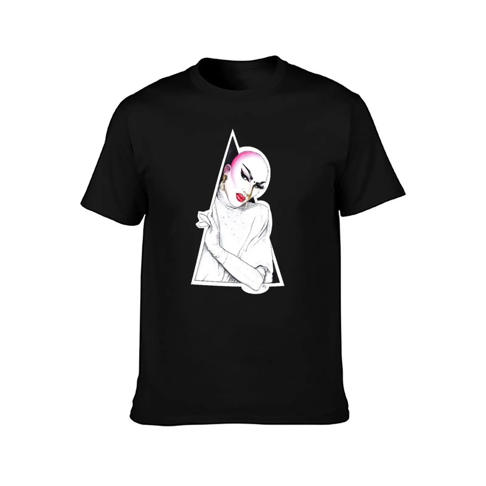 Sasha Velour Fan Art T-Shirt Fashion Print Casual Short Sleeve T-Shirt