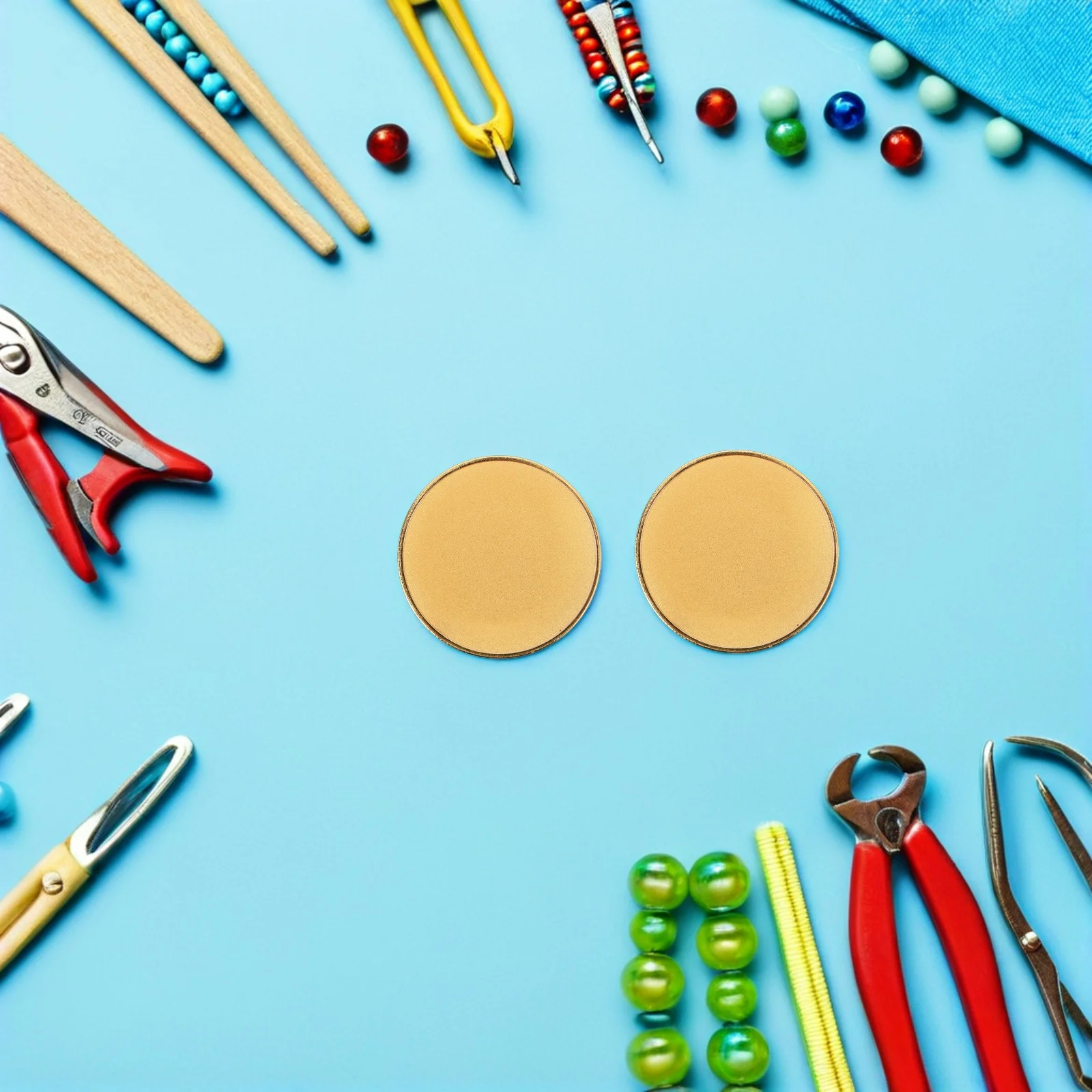 Pièces de monnaie gravées pour bijoux, 8 pièces, vierges gravables, médailles, ornement Laser, défi, artisanat doré, bricolage