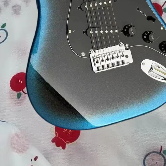 F.  Exquisite electric guitar, high-quality chrome plated hardware guitar, fast and free shipping  F12