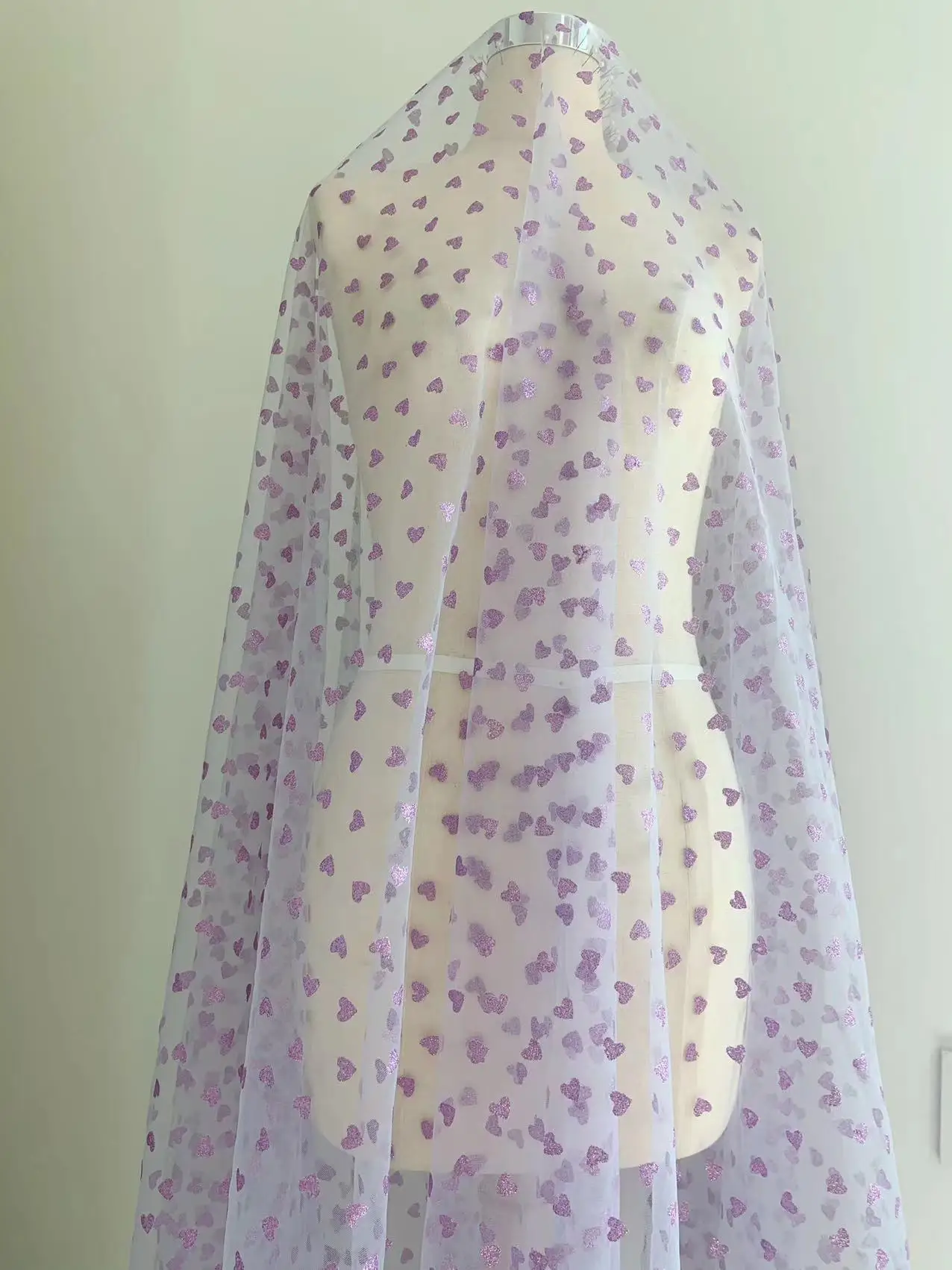 1 Yard Purple Tulle… - image